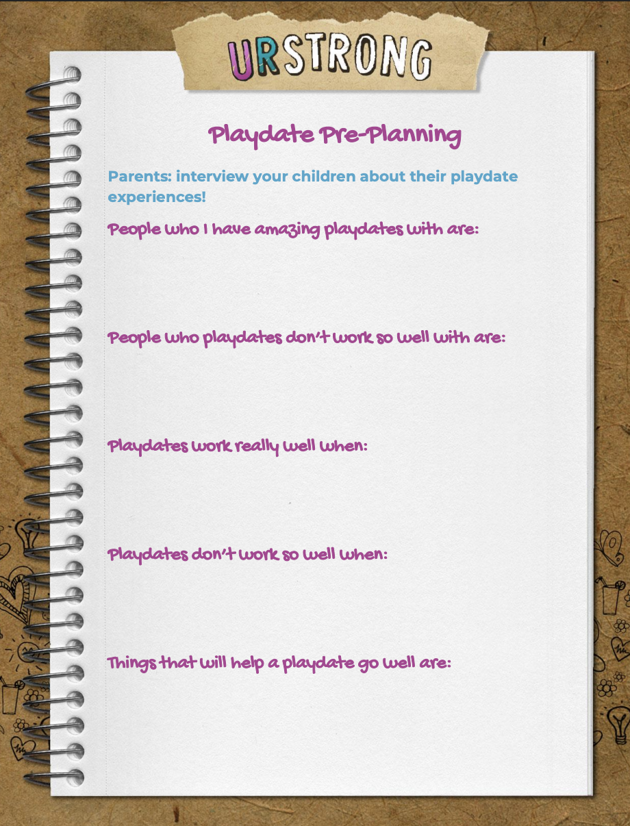 Playdate Plan Page 1